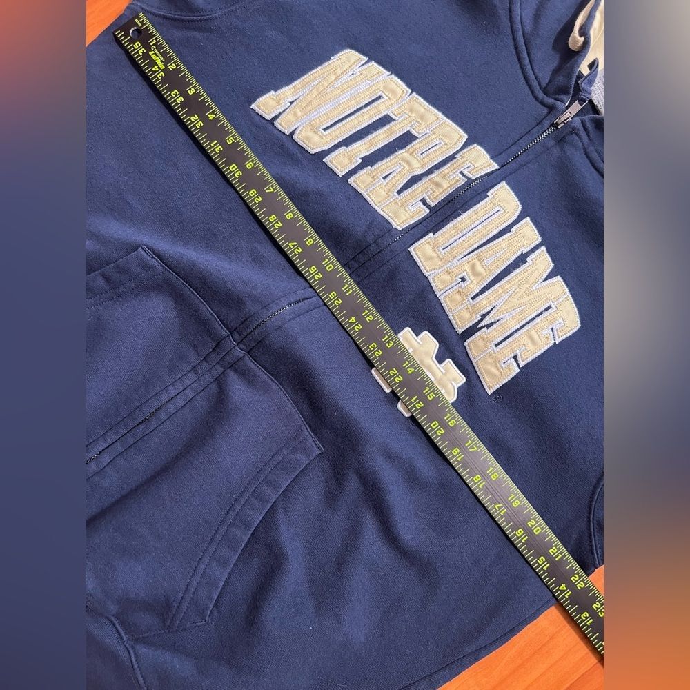 Notre Dame full zip hoodie▪️Stadium Athletics ▪️ medium - Picture 6 of 9